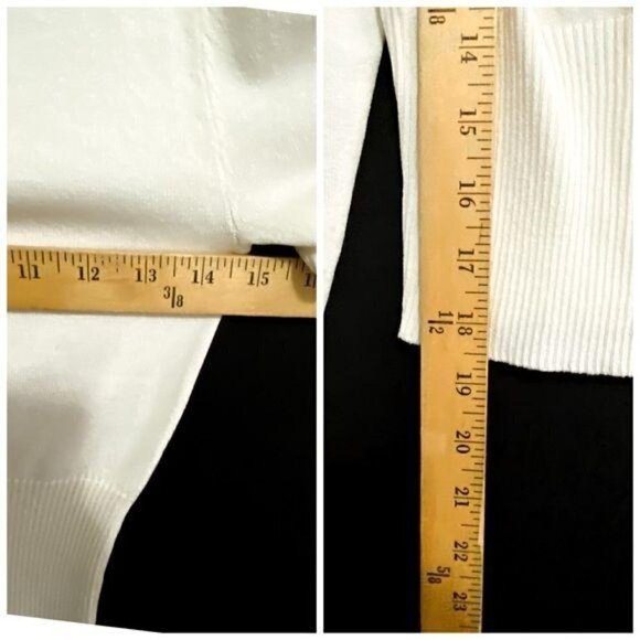 ASOS Off White Front Zip Cropped Top, Size 4 - Picture 12 of 12